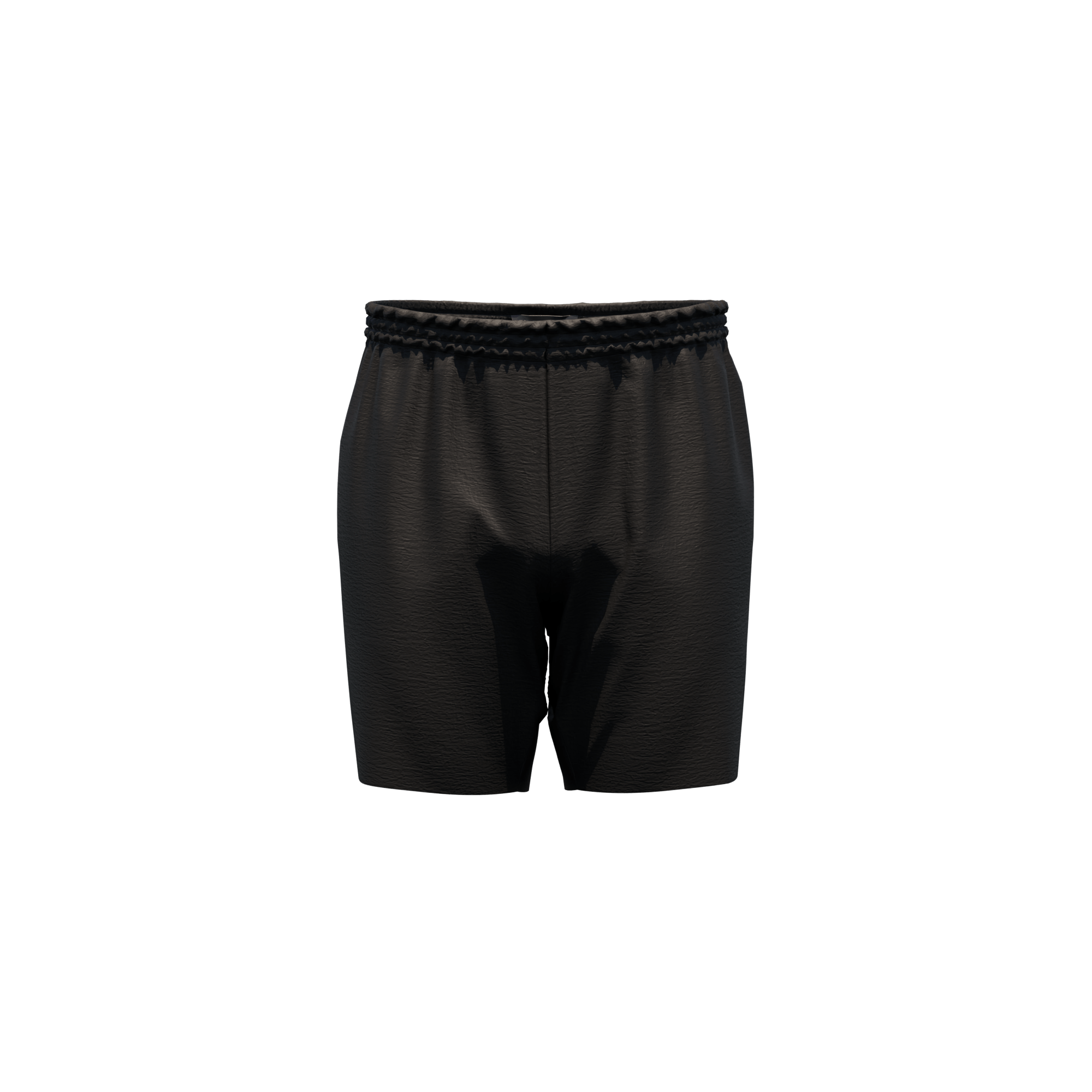 CHARCOAL NYLON SHORTS - SOLOMON'S.LOG