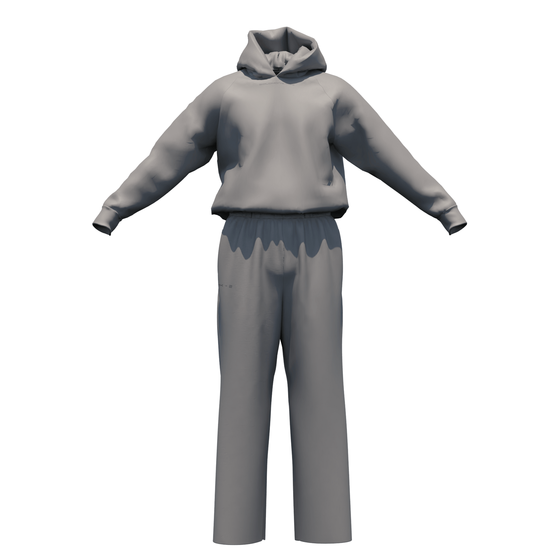 MK - 2 SOLID GREY SWEATSUIT - SOLOMON'S.LOG